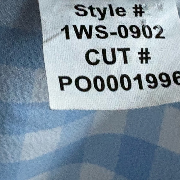 Mizzen+Main Leeward Blue Gingham Stretch Shirt L Trim Tall Office Career - Picture 8 of 8